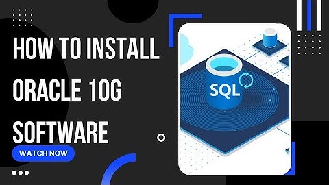 install oracle 10g setup