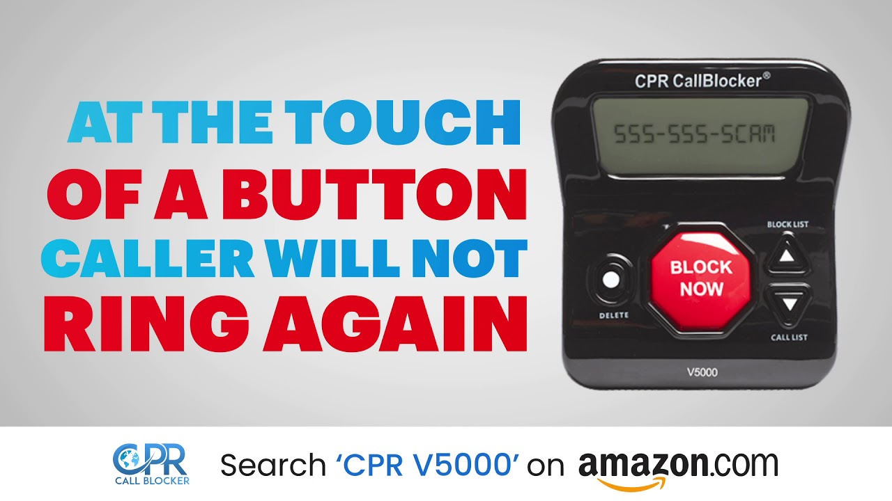 CPR V5000 Call Blocker TV Advert 2019