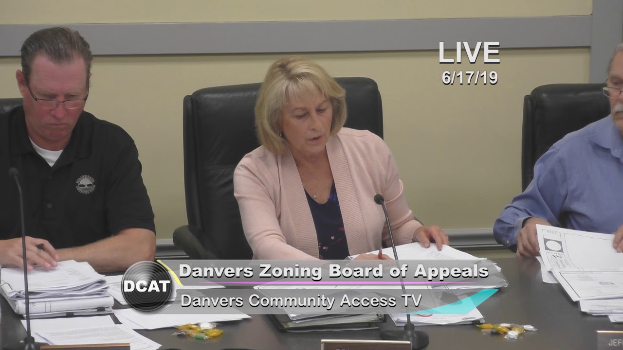 Zoning Board 6/17/19 Danvers, MA YouTube