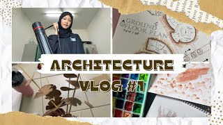 Life as an Architecture student Vlog✨💸 | Submission week | Final project | UITM Puncak Alam |✨🔥