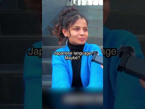 Nepali woman speaking Japanese