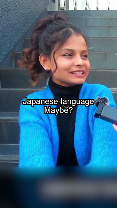 Nepali woman speaking Japanese