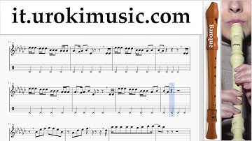 Corso di Flauto Dolce B. Charlie Puth - Attention Tablature Tab Parte#2 um-i276