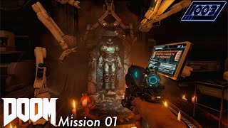 DOOM (2016) 100% Playthrough Mission 1 - The UAC