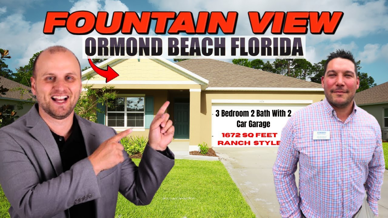 New Construction Insider Reveals Best 3 Bedroom 2 Bath Deals at Fountain View in Ormond Beach