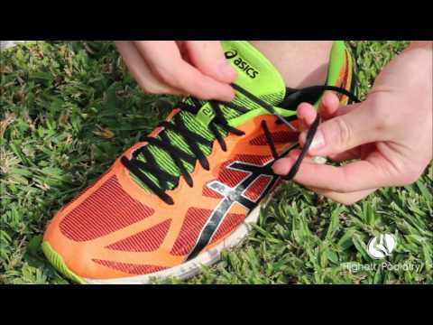 Lock Lacing or Heel Lock technique - Highett Podiatry - YouTube