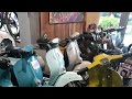 Vespa Freunde Kirrlach bei Classic Vespa Garage 73 Munich Estd