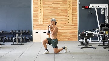 DB Goblet Forward Lunge