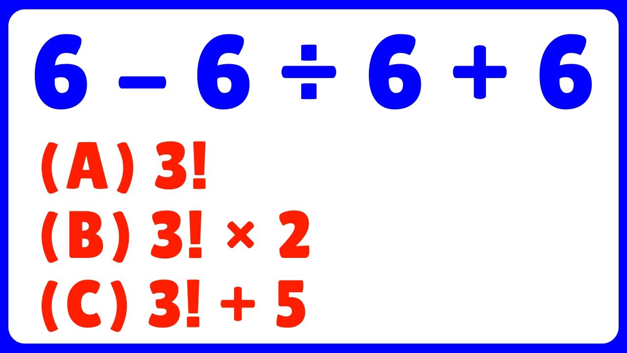 6-6÷6+6=?? CONSEGUE RESOLVER ESSA EXPRESSÃO?? *expressão numérica viral ...