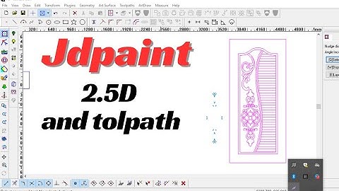 2.5D Design Make & Tolpath tutorial । 2D Design