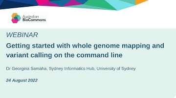 Getting started with whole genome mapping and variant calling on the command line