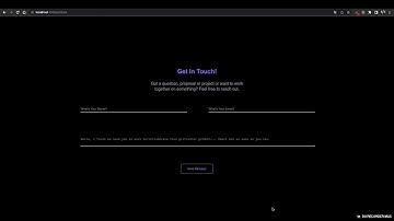Complete Working Contact Form in react | Modern Contact Form | React working Contact Form for Free