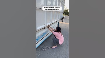 Gara gara ini joyce terpaksa angkat bamper samping truk macan madura 😭