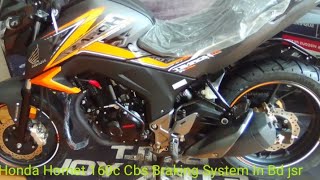 Honda Hornet 160cc Cbs Braking System Bd Video screenshot 2