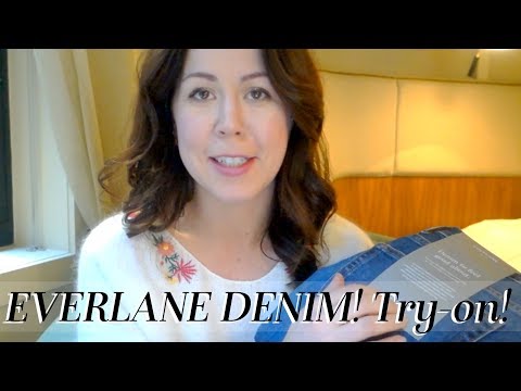 Everlane Jeans Try-on and First Impressions! Everlane Cheeky, Skinny, &amp; Kick Crop | Kait Bos
