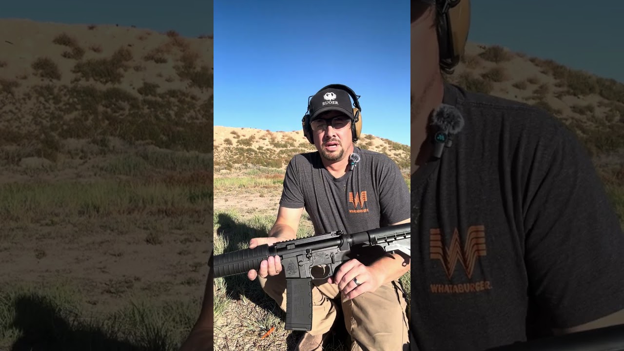 Test firing the Delton Ar15 lower budget gun review