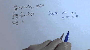 Differential Equations Solving an Initial Value Problem DER7c