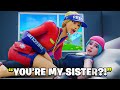 My sus stepsis wants to be my girlfriend  fortnite gameplay