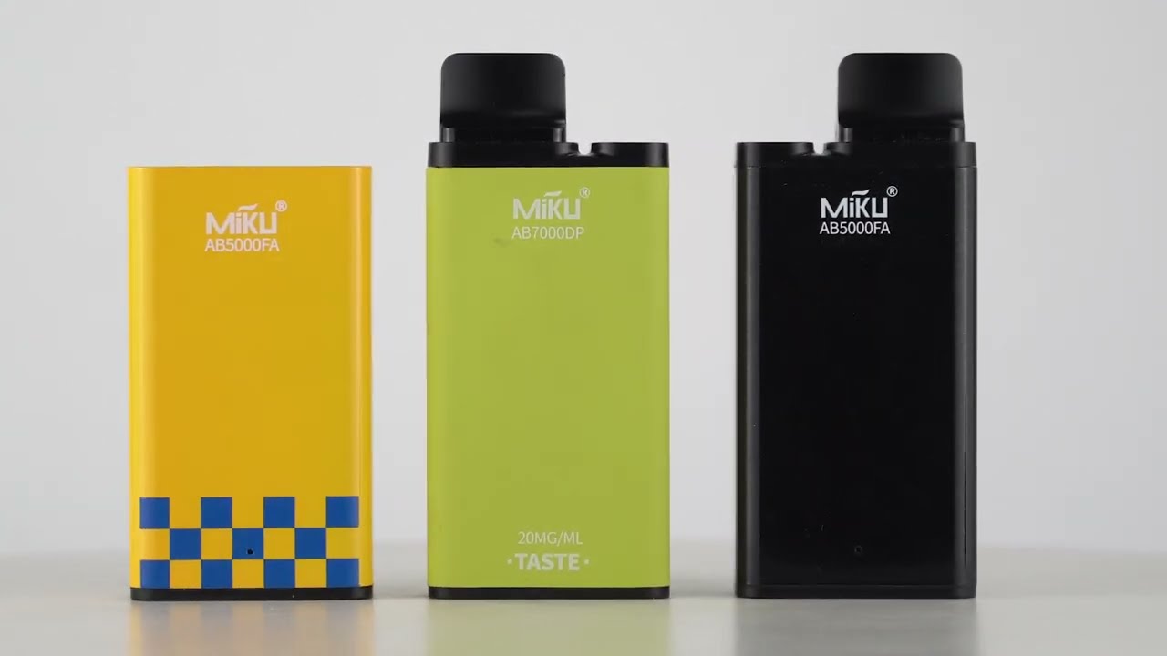 Miku new vape product, 5000 puffs pre-filled pod system. Now launch in Middle-east market
