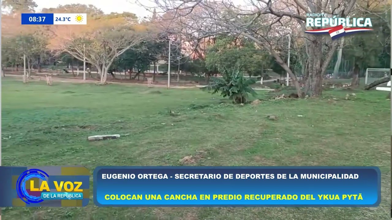SECRETARÍA DE DEPORTES ACLARA INSTALACIÓN DE ARCOS EN EL PARQUE MANUEL ORTIZ GUERRERO