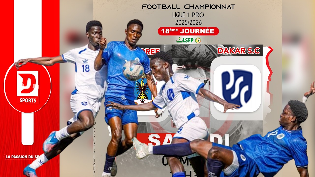 DIRECT : US GOREE VS DAKAR SACRE COEUR 18ème JOURNEE DE LA LIGUE PRO