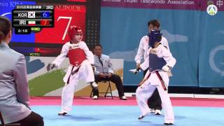 Asian Cadet Taekwondo Championships.  Final male  -33