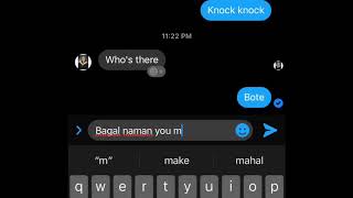 Wala ako magawa eh😂|| knock knock jokes || part1