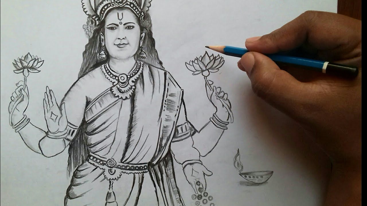 AIGC - image of Goddess Lakshmi holding a pot of gold coi - Hayo AI tools