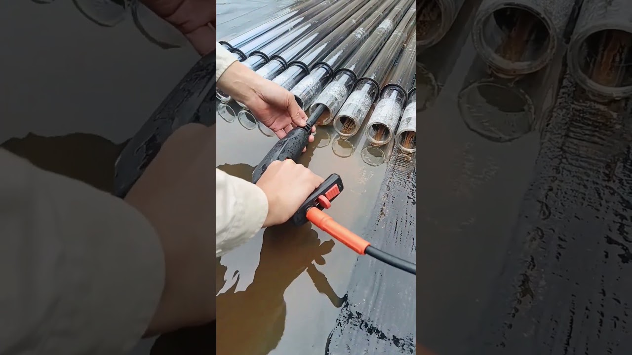 Solar vacuum tube cleaning process- Good tools and machinery can increase work efficiency
