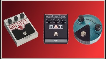 FUZZFACE vs BIG MUFF vs PROCO RAT