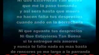 calibre 50  ni que estuvieras tan buena con letra