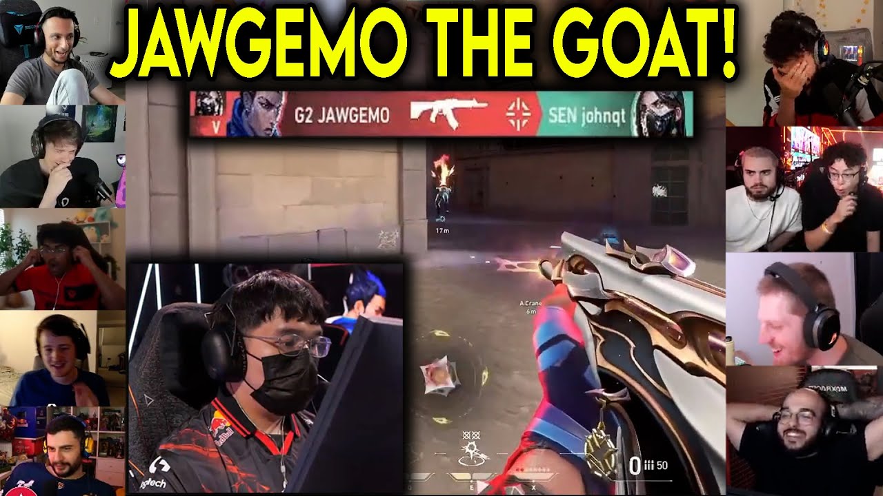 Valorant Streamers Reacts To G2 JAWGEMO Insane ACE Against Sentinels In VCT