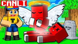 SAMET MELEK OLUP İYİLİK YAPIYOR !! - Minecraft [ CANLI YAYIN ]