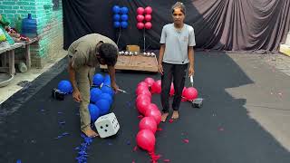Hit balloon challenge long balloon 🎈 race challenge part 31 #video 