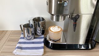 Delonghi Dedica EC685: How I steam Milk for Latte Art