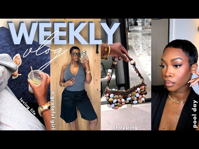 WEEKY VLOG | solo day out, loving life, pool day & feeling overwhelmingly grateful 