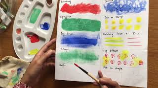 Acrylic Paint Techniques For Beginners Easy Techniques Acrylic Medium Part 1