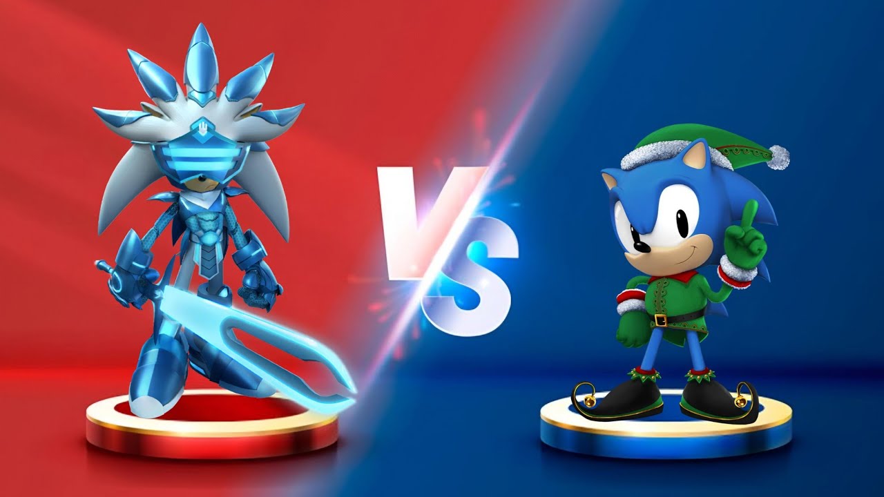 Sonic Dash - Chrono Silver VS Elf Classic Sonic - Movie Sonic vs All ...