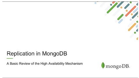 MongoDB Replication Demo 1080p