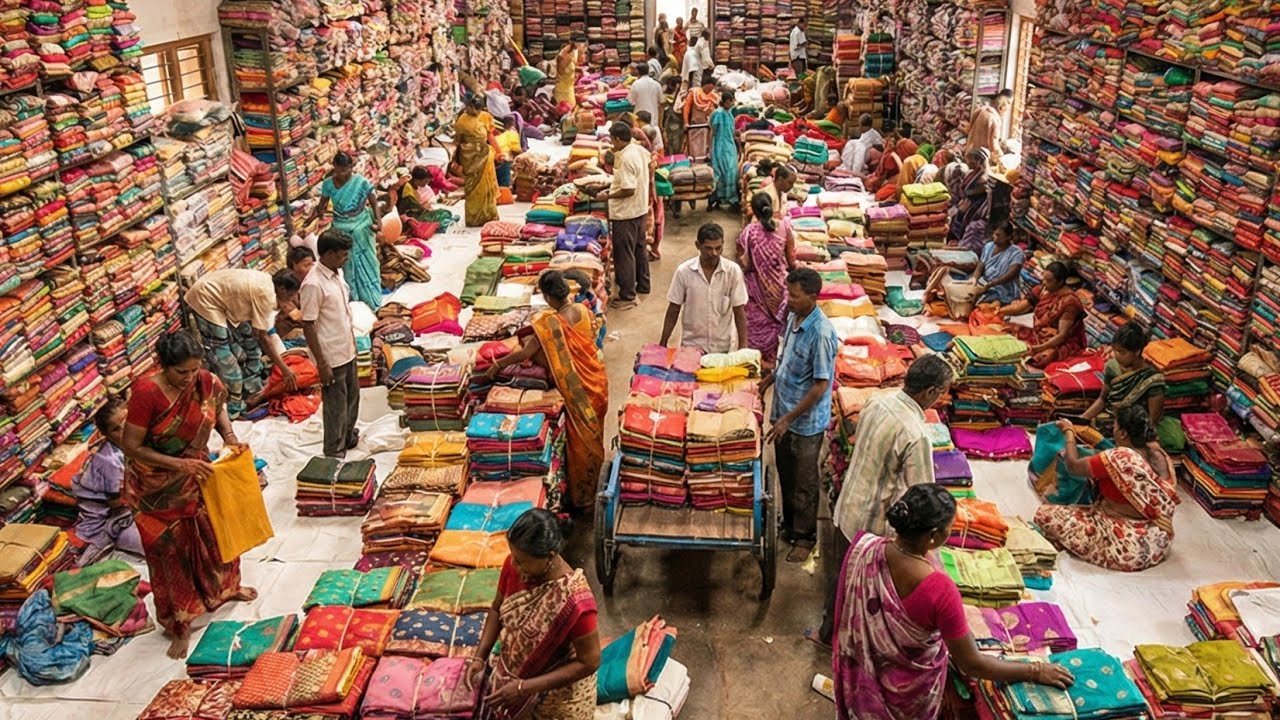 Wholesale Saree Collection – New Designs at Factory Rate Surat Saree Market | Wholesale Saree Market