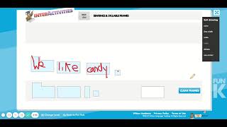 Fundations Sentence and Syllable Frames