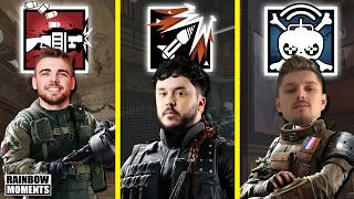 OS MELHORES CLIPES COM CADA OPERADOR DO RAINBOW SIX (OPERADORES ANO 1) - MELHORES MOMENTOS LIVES R6