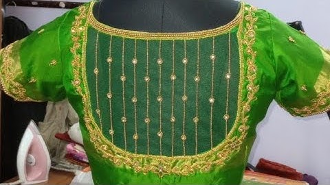 How to attach net cloth and how to stitch net blouse in Tamil