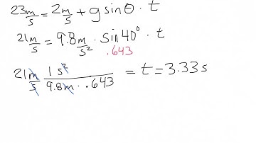Physics-Kinematics 10, Ball Rolling Down Decline