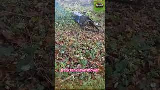 radio controlled track weed mower, Vigorun wireless radio control rubber track weeder for sale