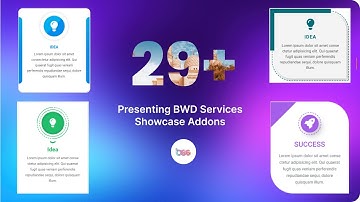 Presenting bwd services showcase plugin for elementor