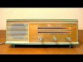 真空管ラジオ サンヨー 三洋電機 SF-31 「鉄人28号の歌 デュークエイセス」を聞いてみました。