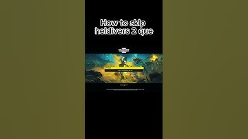 How to skip helldivers 2 que! #helldivers #helldivers2 #servers