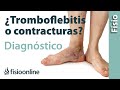 Cómo diferenciar una tromboflebitis de un dolor muscular  de la pantorrilla o contractura muscular