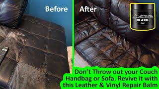 IT WORKS! Leather Repair Kit for Couch. How to Repair Leather Couch & repair peeling leather